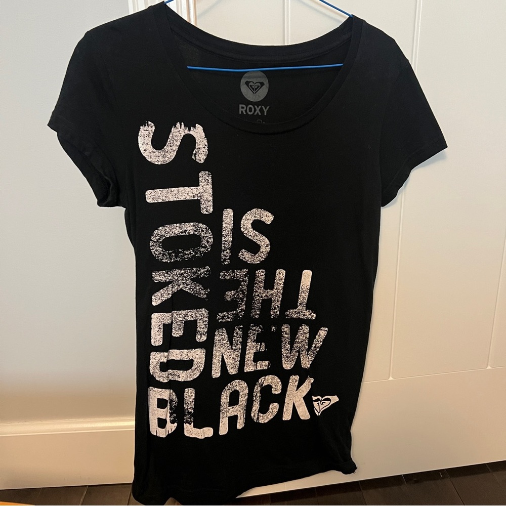 Roxy Black Graphic T-Shirt
